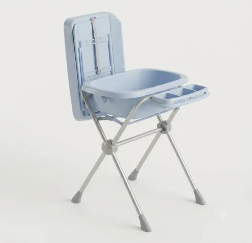 Banheira de Bebê Burigotto Millenia + Baby Blue