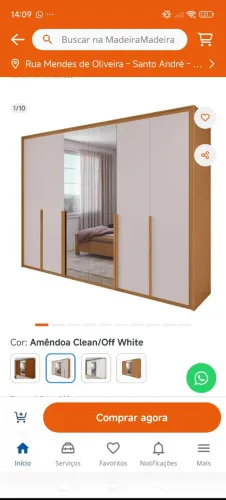 Guarda roupa super novo e grande