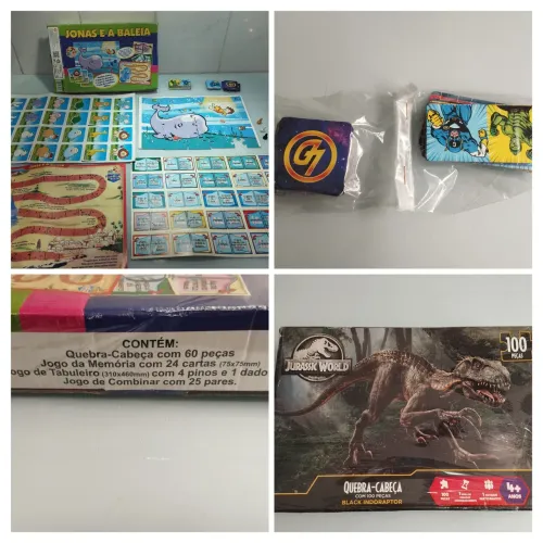 Lote de Jogos de Tabuleiro 