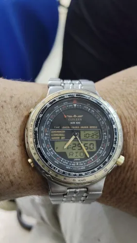 Citizen New Wingman C080 Série Ouro Vintage - Impecável e Revisado!