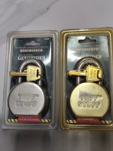 Cadeado De Aço Sólido Tuff Stuff 5258 - Importado (Novo Lacrado) preço por unid. 90 reais