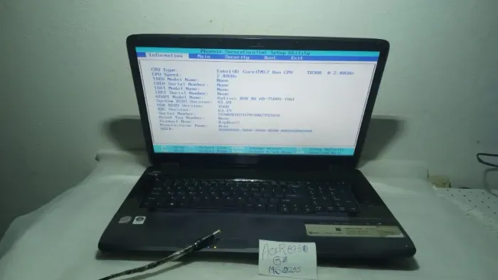 Notebook Acer Aspire 8730 (MS2255) 18.5 Original pol Retirada de Peças.