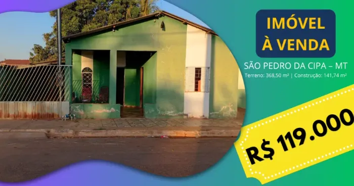 Casa em São Pedro da Cipa - MT