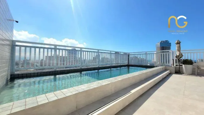 Apartamento com 2 dormitórios à venda, 53 m² por R$ 335.000,00 - Caiçara. - Praia Grande/S