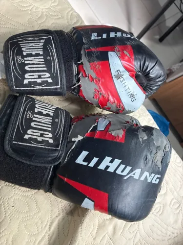 Luvas de Boxe Sparring - Equipamento de Kickboxing e Treino de Saco de Pancadas 8oz