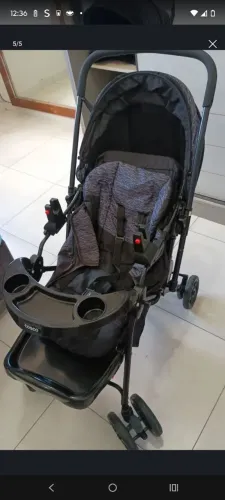 Carrinho e bebe conforto