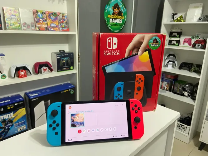 Nintendo Switch Oled *** Cartão até 18X ( Loja Física ) 