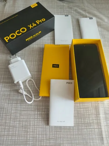 Poco X4 Pro 5G 128GB - Na Caixa Completo com Carregador Turbo Original