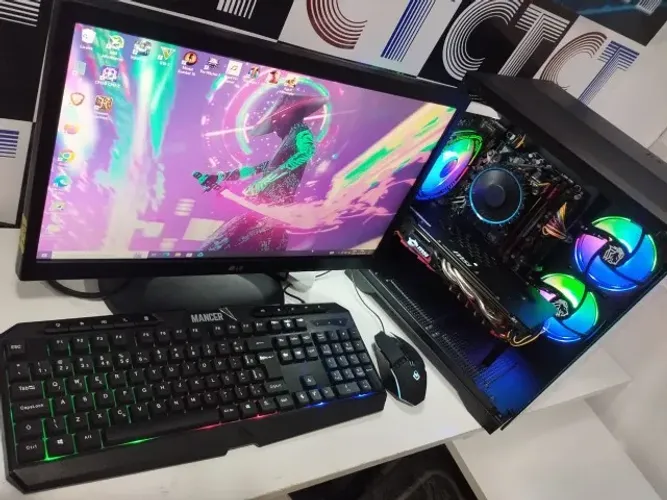 Pc Gamer, i5 12600KF, RX 580, 16gb Mem DDR4, Monitor 20 Pol, NVME 256gb *LEIAA *Parcelo*En