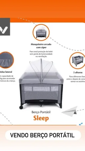 Vendo berço portátil