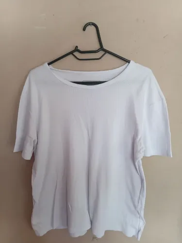 Camiseta masculina canelada. ORIGINAL BASIC. G. PERFEITO ESTADO. RIBANA ALGODÃO E ELASTANO