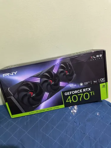 RTX 4070 Ti PNY XLR8 Gaming 12GB - Impecável (Não minerada)