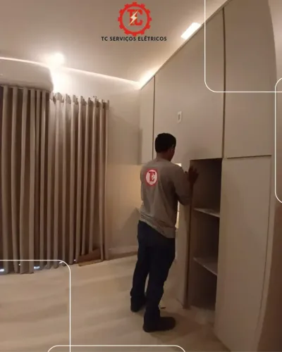 instalação em fita em led