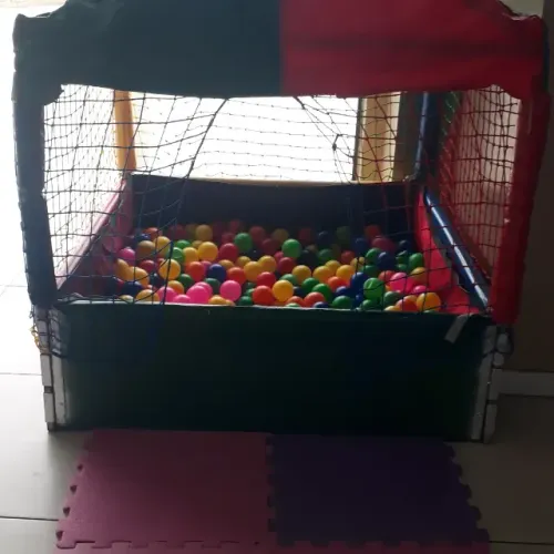 Cama elástica/piscina de bolinha