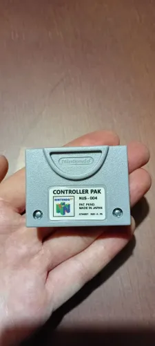 Controller Pak Nintendo 64 Réplica do Original Praticamente Novo