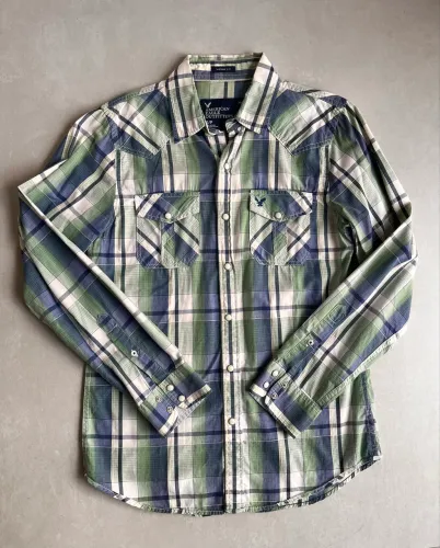 Camisa american eagle xadrez / P