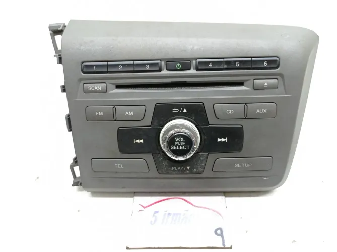 Rádio Cd Player Honda Civic 2.0 2014 / 2015 N39100tr0a12
