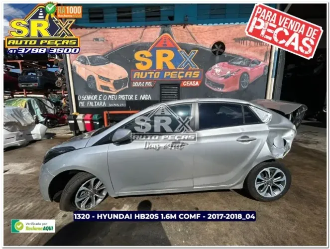 Sucata Hb20s 1.6 2017/2018 