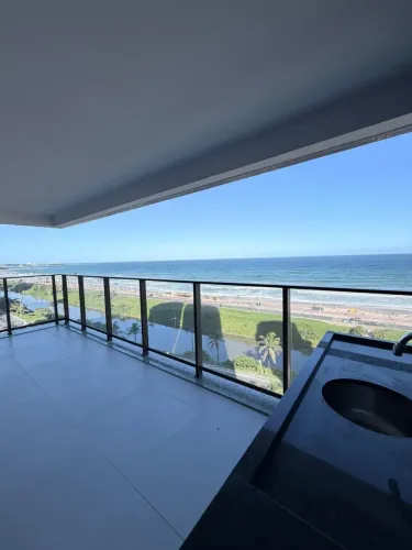 OCEAN VIEW JAGUARIBE VISTA MAR, 3/4 SENDO 1 SUÍTE, ANDAR ALTO.