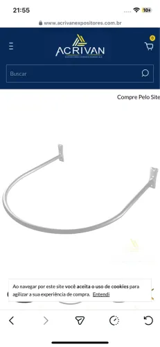 Provador de arco branco 