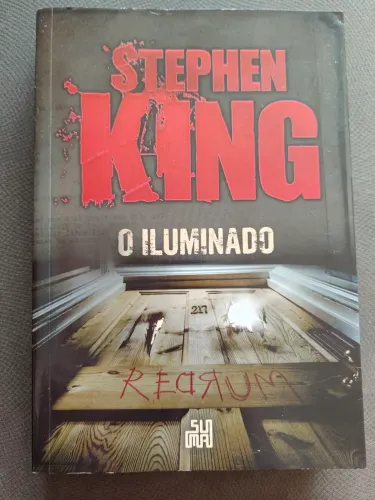 Livro o iluminado, Stephen King, semi novo.