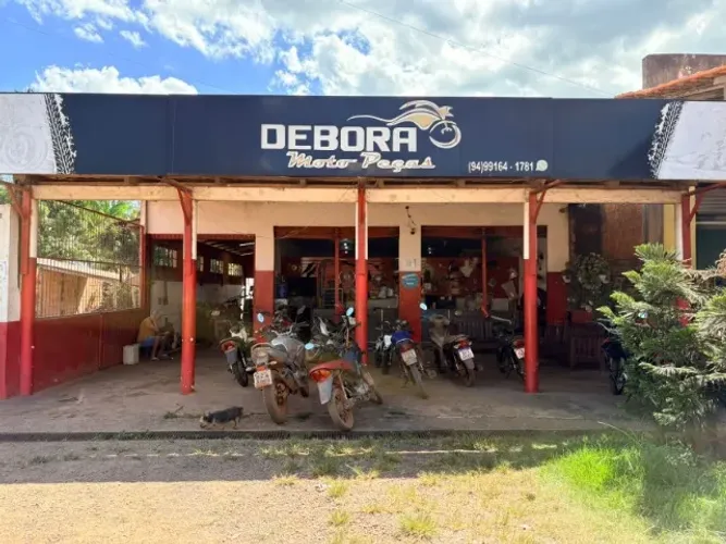 Loja de motos a venda, loja de peças de moto tamanho 10x13