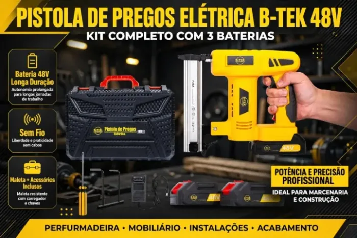 PISTOLA DE PREGOS ELÉTRICA