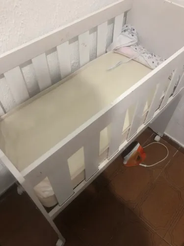 Mini berço com colchão