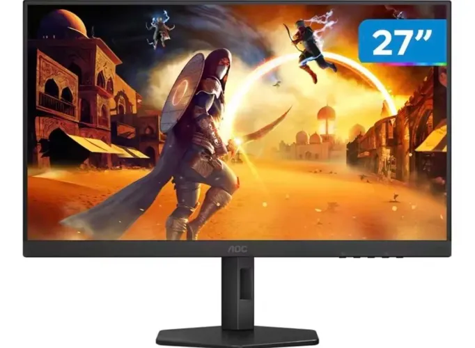 Monitor AOC 27 polegadas, 180hz, tela IPS, usado em perfeito estado