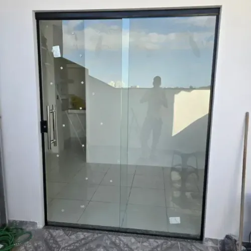 Porta Blindex 210x160 Vidro Temperado de 8mm
