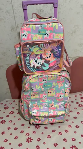 Mochila puket gata sereia 
