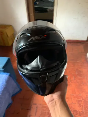 Capacete ASX preto