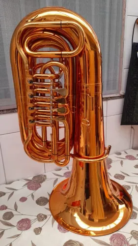 *Tuba HSTB2 -  Edição Especial  HS Musical  - Solpac Lori TB 40 - 5/4 (4 Rotores)*