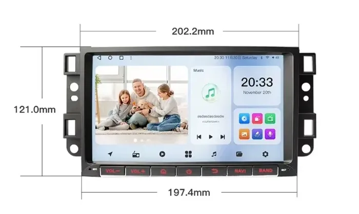 Multimidia GM CAPTIVA - GPS, Android Auto, CarPlay a mais COMPLETA !