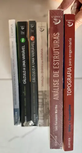 Coleção de livros do curso de Engenharia Civil