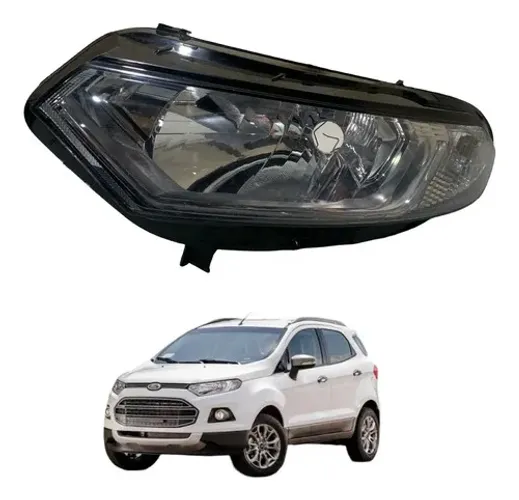 Farol Esquerdo Foco Simples Ford Ecosport 2017 A 2021 Esquerdo/motorista