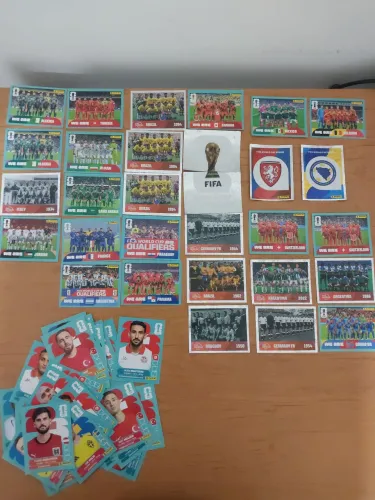 Figurinhas copa do mundo 2026 avulsas para troca. 