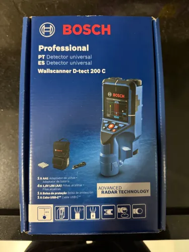 Detector De Materiais Bosch D-tect 200 C Fiorde
