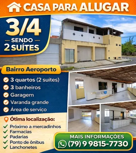 CASA PARA LOCAÇÃO