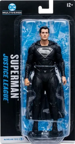 Superman Black Suit Dc Multiverse McFarlane Toys Justice League - Novo / Lacrado. Colecion