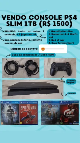 Vendo ps4 slim 
