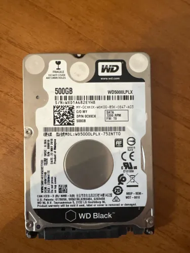 HD 500gb WD Black