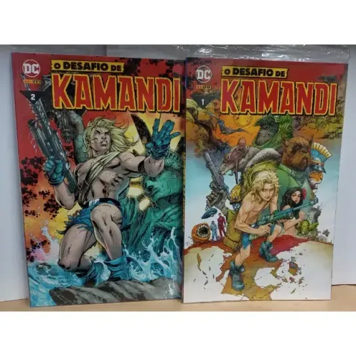O DESAFIO DE KAMANDI completa lacrada 2 vols leia o anuncio dc comics panini jack kirby