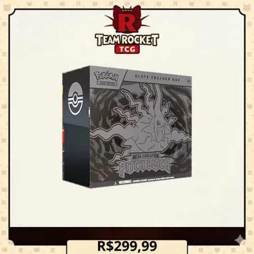 PRÉ VENDA ELITE TREINER BOX POKEMON PITCH BLACK AMERICANA