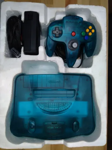 Vídeo game Nintendo 64 Translúcido Anis (RARO)