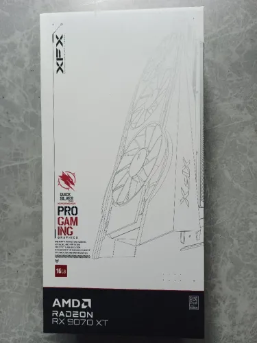 RX 9070 XT XFX QuickSilver Branca White