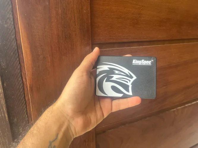 SSD SATA 256GB KingSpec - Em estado de novo