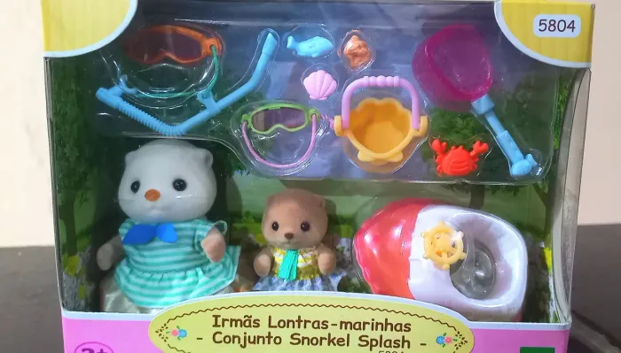 Sylvanian Families - irmãs lontras marinhas