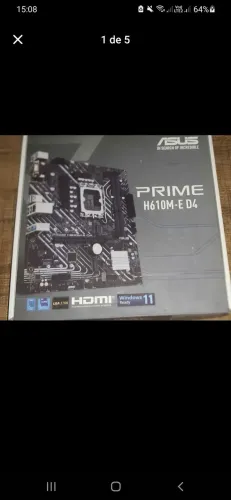 Placa Mãe Asus H610M-E D4