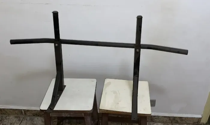 Barra fixa de parede Stampaço para Crossfit Pull-up Chin-up e paralelas
